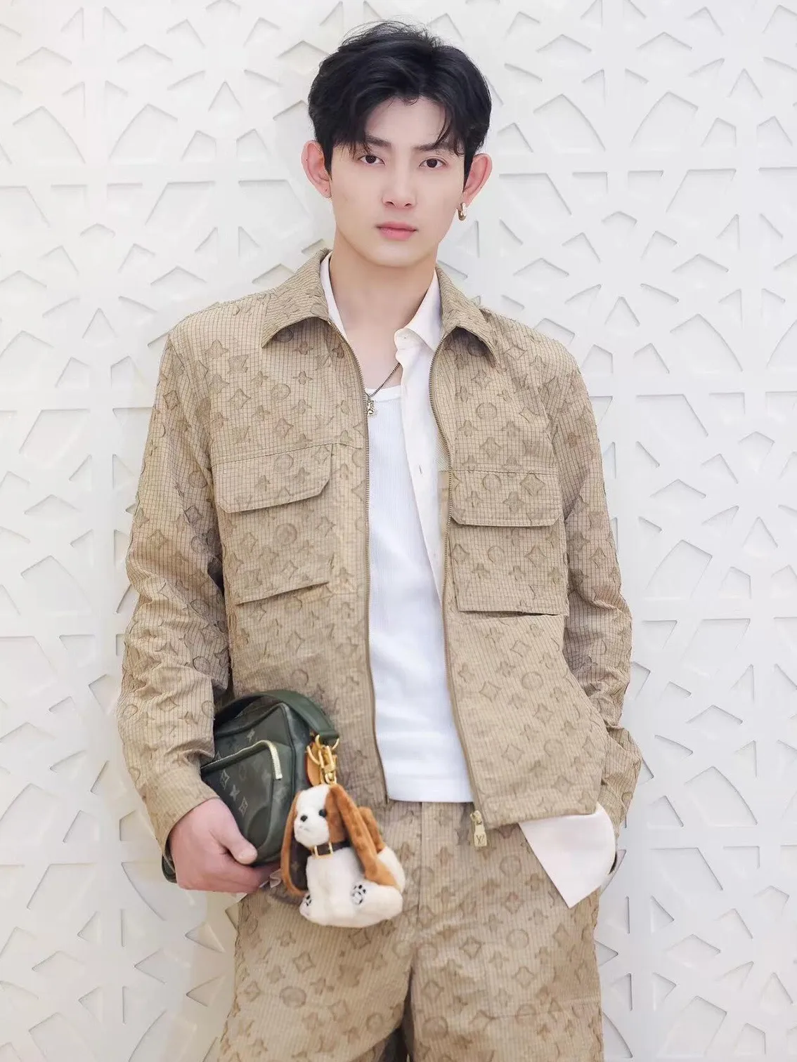 Louis Vuitton/Louis Vuitton old flower all over printed tear-resistant shirt jacket